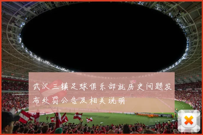 武汉三镇足球俱乐部就历史问题发布处罚公告及相关说明